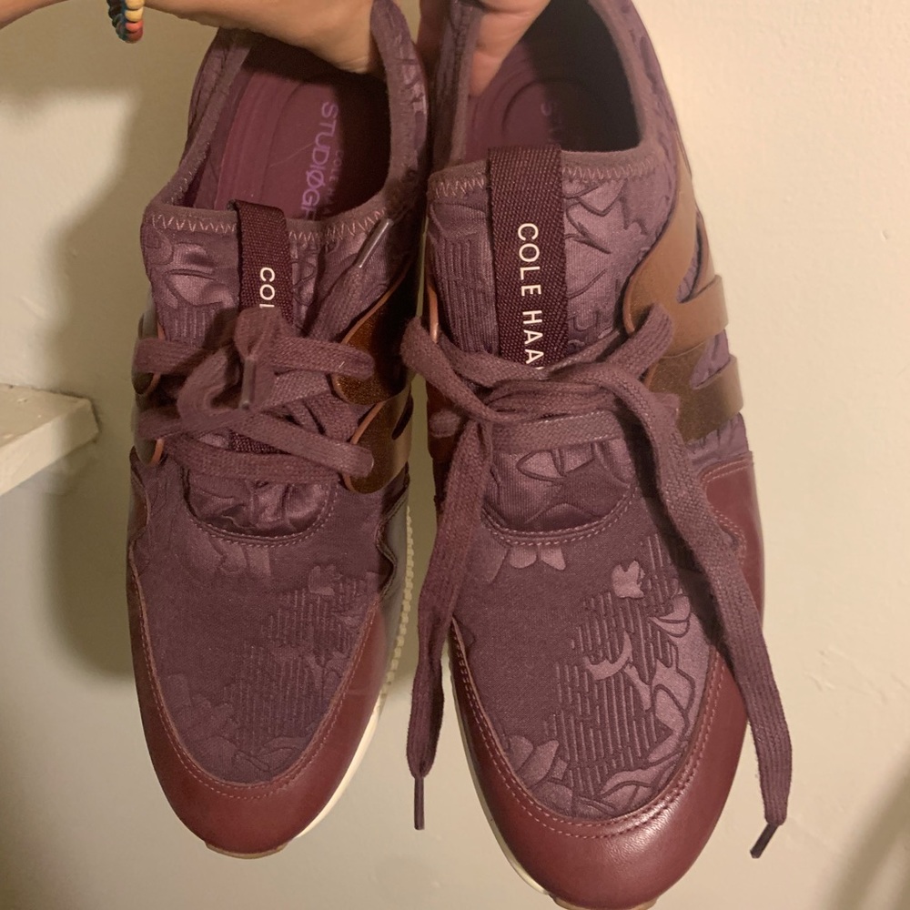 Plum Cole Haan sneakers